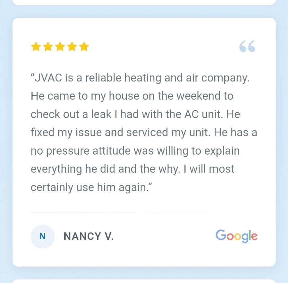 Real Customers, Real Words - What People Say About JVAC image