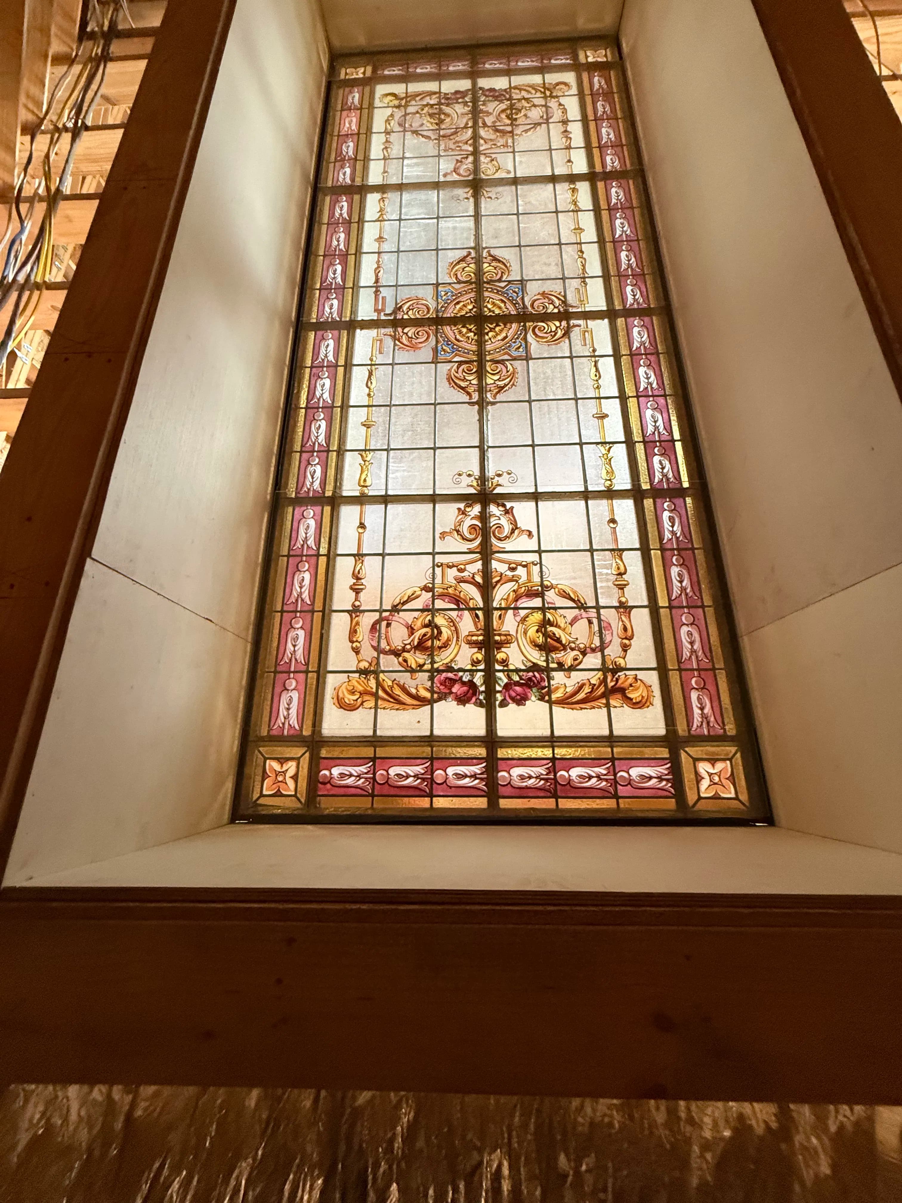 Project Working Around a Paris-Imported Stained Glass Window in Ogden image