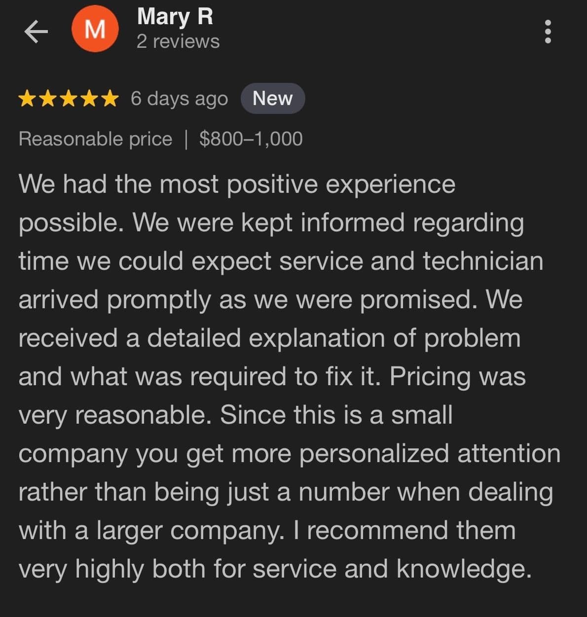Gallery photos for Real Words From Real Customers - This Is Why We Do It: Image #2