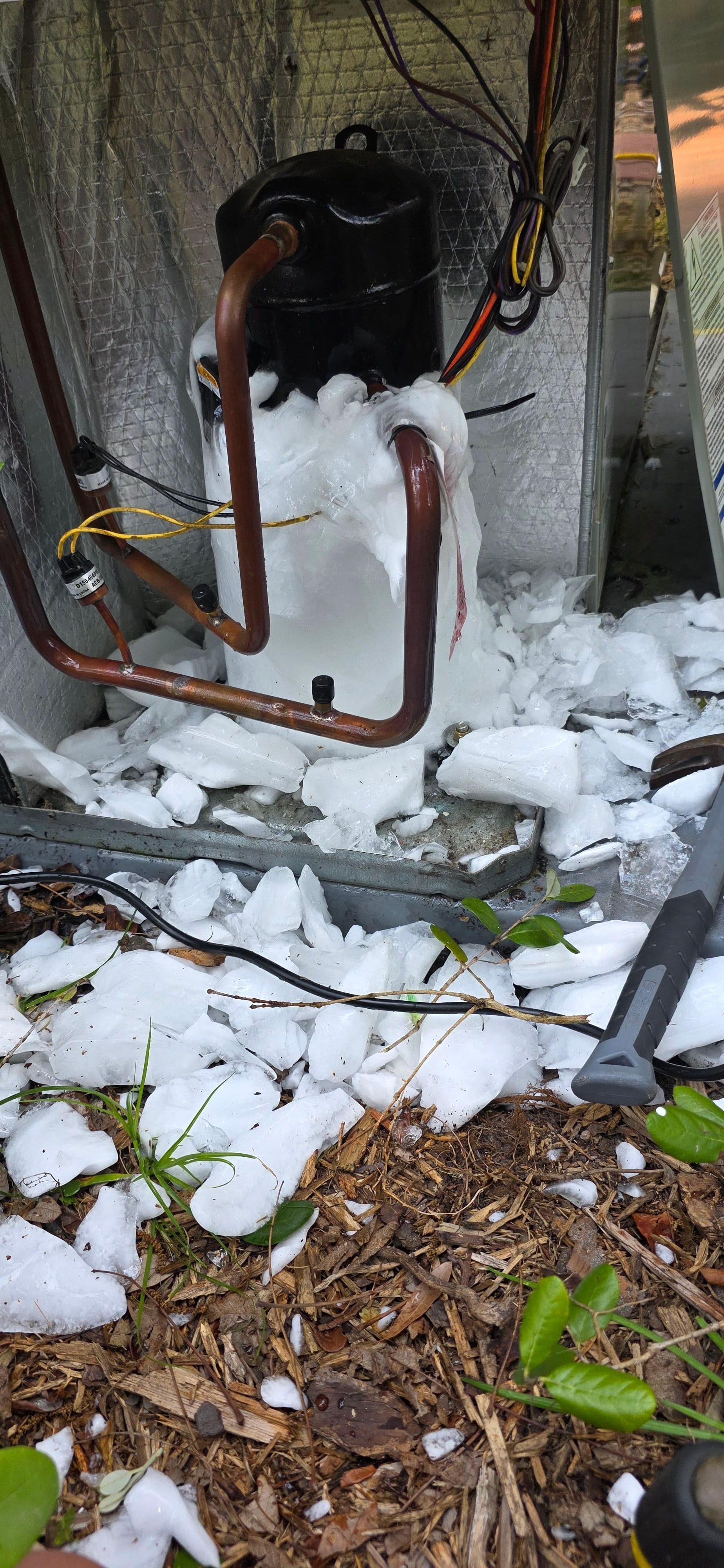 Frozen AC Unit in 90-Degree Heat - Here's What That Means image